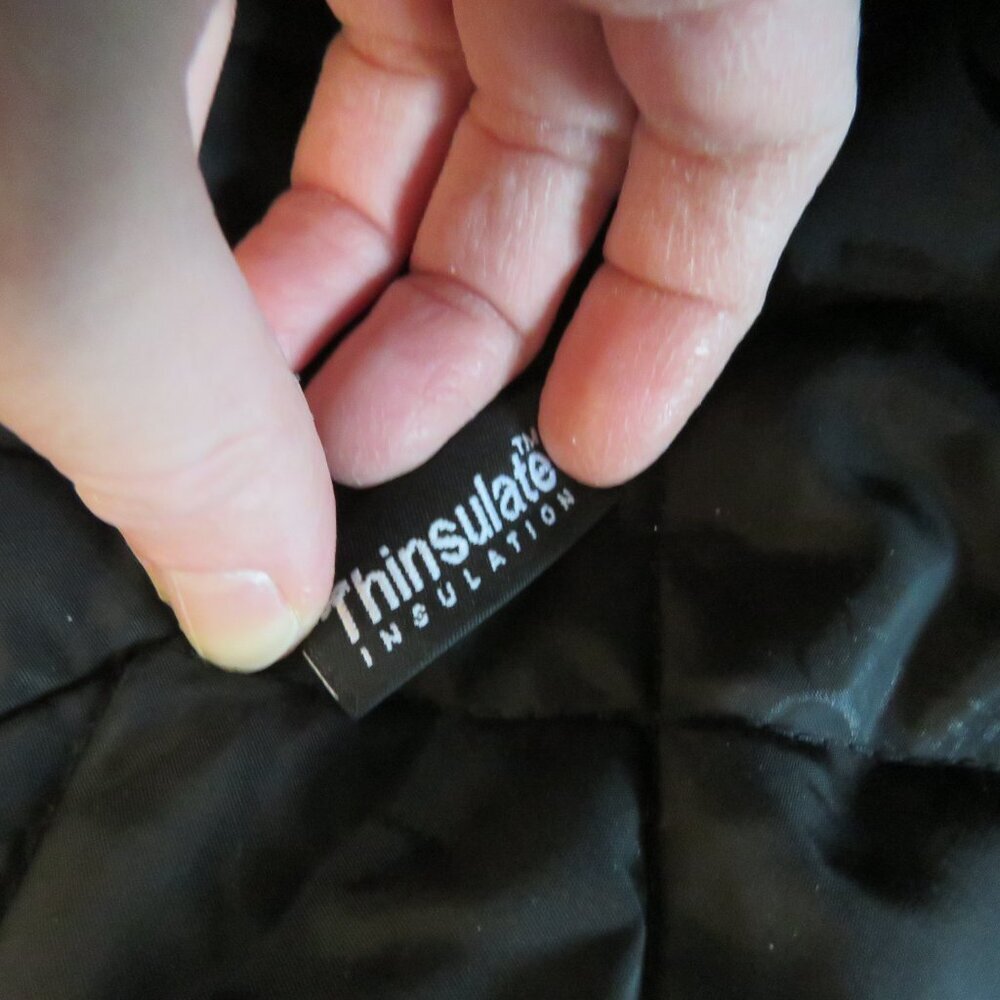 TOURMASTER Cortech Black Quilted Thinsulate Motorcycle Jacket - Men's Size L - Picture 14 of 14